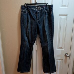INC International Concepts Dark Blue Women's Bootcut Jeans